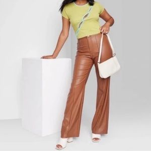 Wild Fable Brown Flare Pants